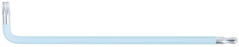 Produktbild KS Tools Winkelstiftschlüssel Torx Kugelkopf XL T 20 hellblau