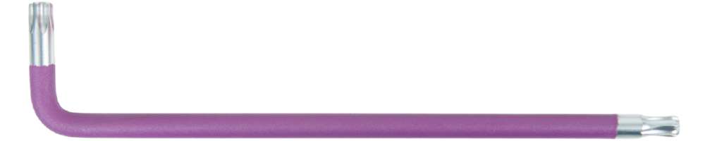 Produktbild KS Tools Winkelstiftschlüssel Torx Kugelkopf XL T 45 lila