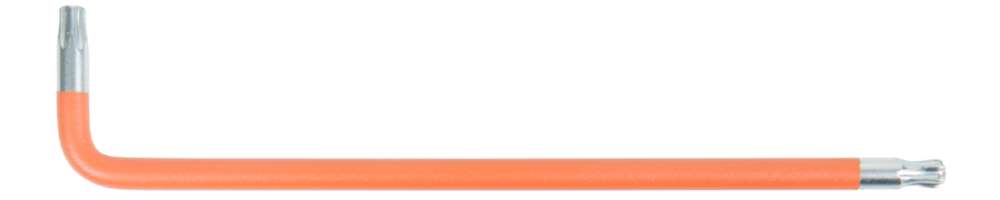 Produktbild KS Tools Winkelstiftschlüssel Torx Kugelkopf XL T 30 orange