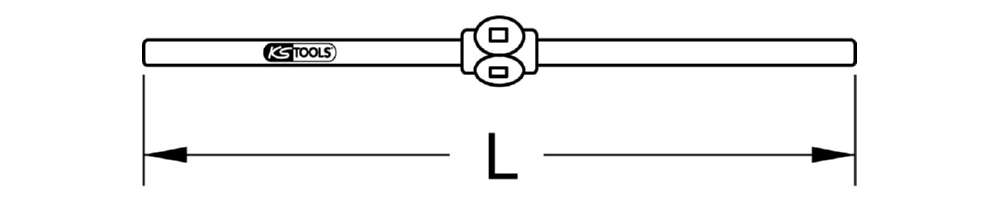 Produktbild KS Tools Kugelwindeisen M 4 bis M 10 bild 2