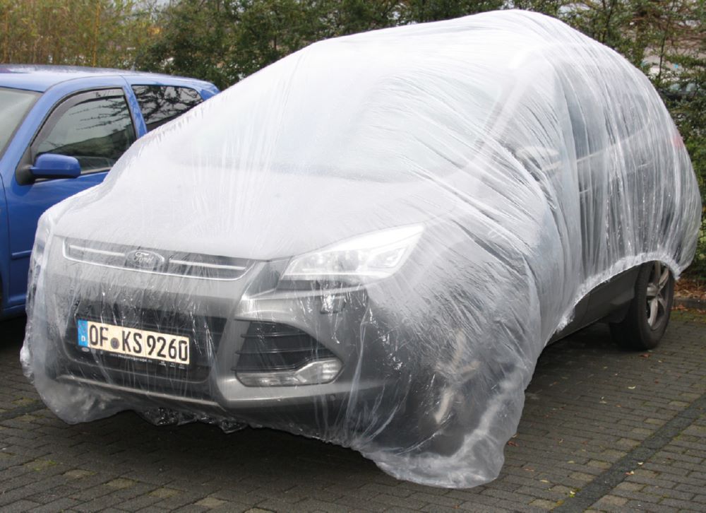 Produktbild KS Tools PKW Kunststoffgarage transparent 6,5 x 3,5 m