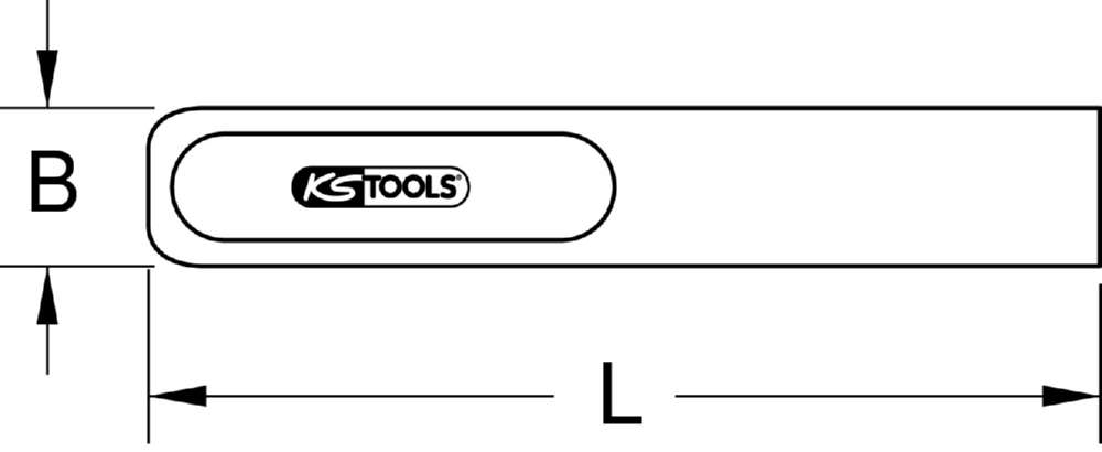 Produktbild KS Tools Kunststoffkeil Gesamtlänge 170 mm bild 2
