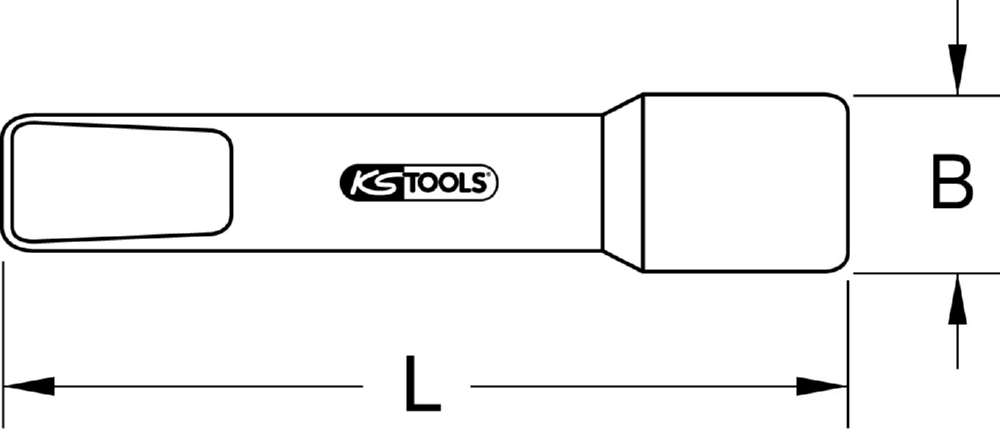 Produktbild KS Tools Kunststoffspreizkeil Breite 38 mm Gesamtlänge 197 mm bild 2