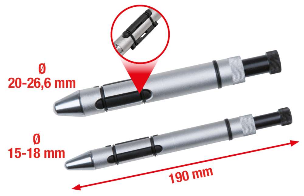 Produktbild KS Tools Kupplungs Zentrierdorn Satz Durchmesser 15,0 - 26,6 mm 2 Teile bild 10