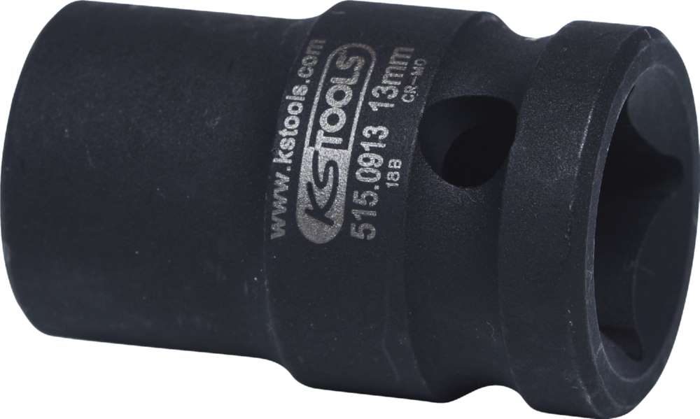 Produktbild KS Tools 1/2 Zoll 12-kant-Kraft-Stecknuss kurz 13 mm Gesamtlänge 38 mm bild 2