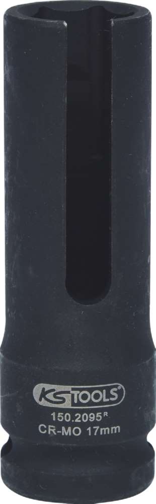 Produktbild KS Tools 1/2 Zoll Lambda Sonden Stecknuss 17,0 mm lang Gesamtlänge 78 mm bild 5