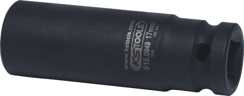 Produktbild KS Tools 1/2 Zoll 12-kant-Kraft-Stecknuss lang 17 mm bild 2