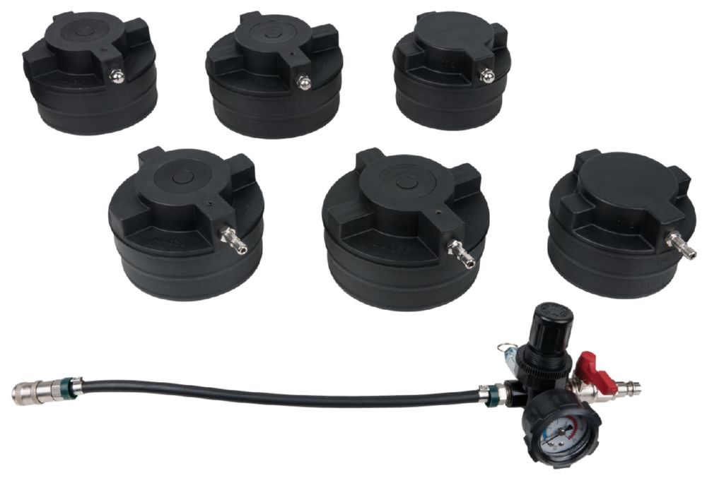 Produktbild KS Tools LKW Turbolader Ladeluft SystemPrüfkoffer Satz 7 teilig bild 2