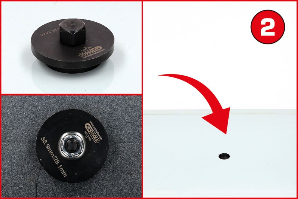 Produktbild KS Tools Lochstanzen Satz für PDC Sensoren 23 teilig bild 5