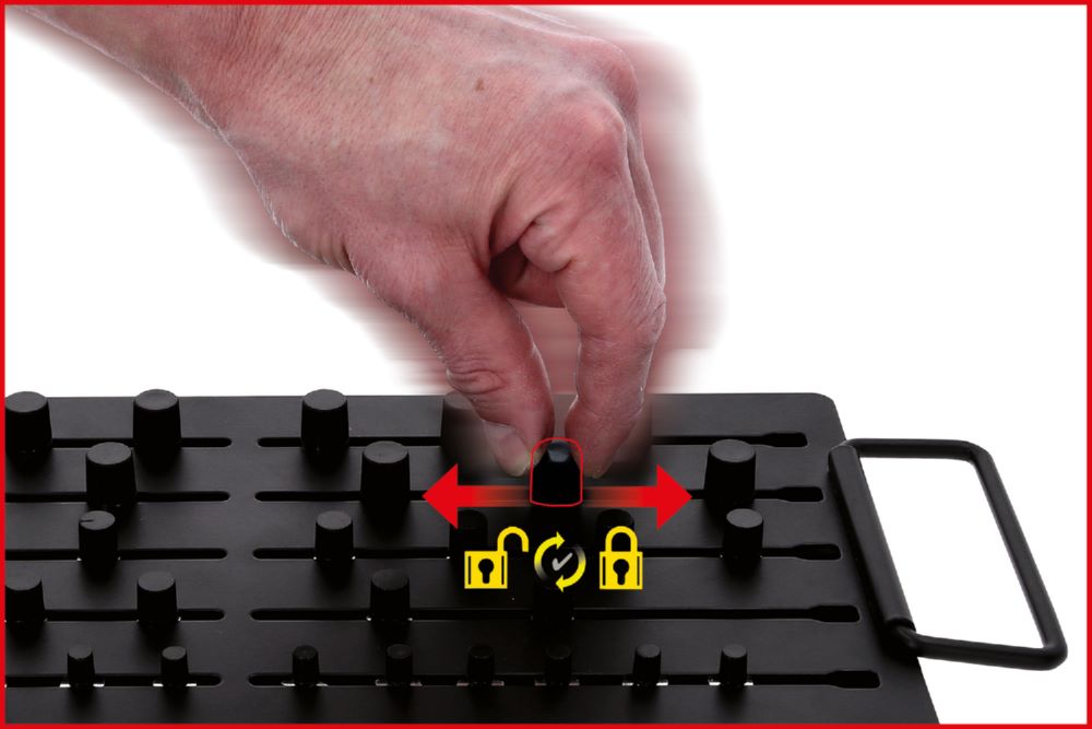 Produktbild KS Tools Magnetisches Stecknuss Ordnungssystem 38 teilig bild 8