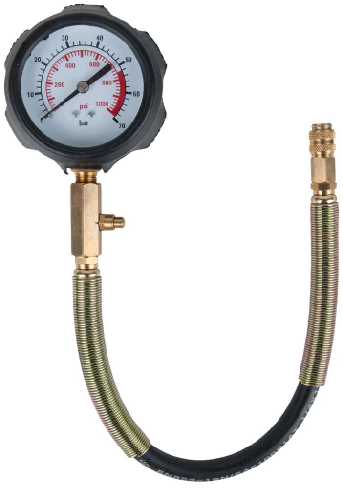 Produktbild KS Tools Manometer mit Schlauch für 150.1680