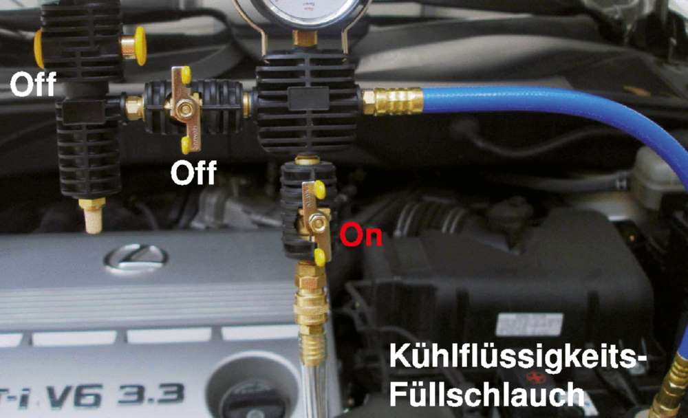 Produktbild KS Tools MASTER Kühlsystem Diagnose Service Satz 25 teilig bild 13