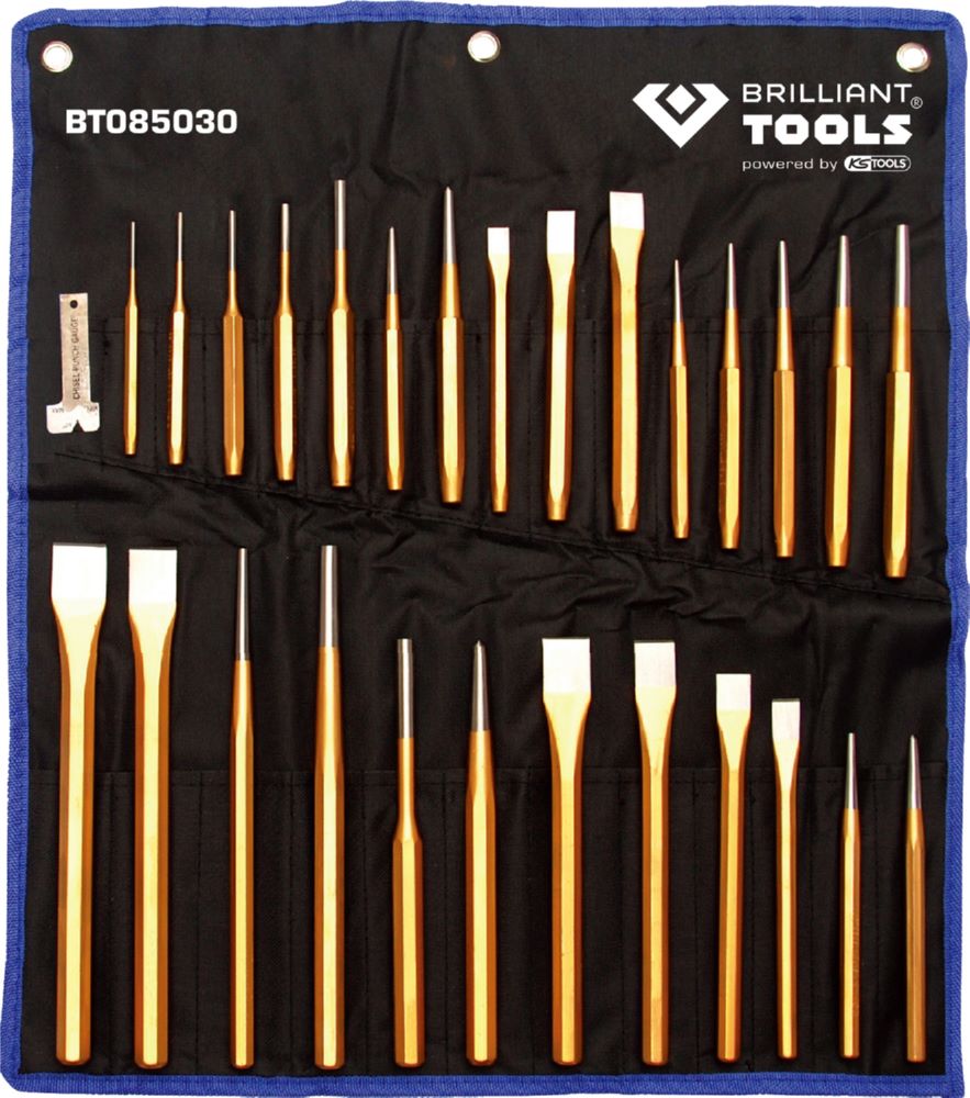 Produktbild Brilliant Tools Meißel und Durchtreiber Satz mit 28 Teilen bild 3