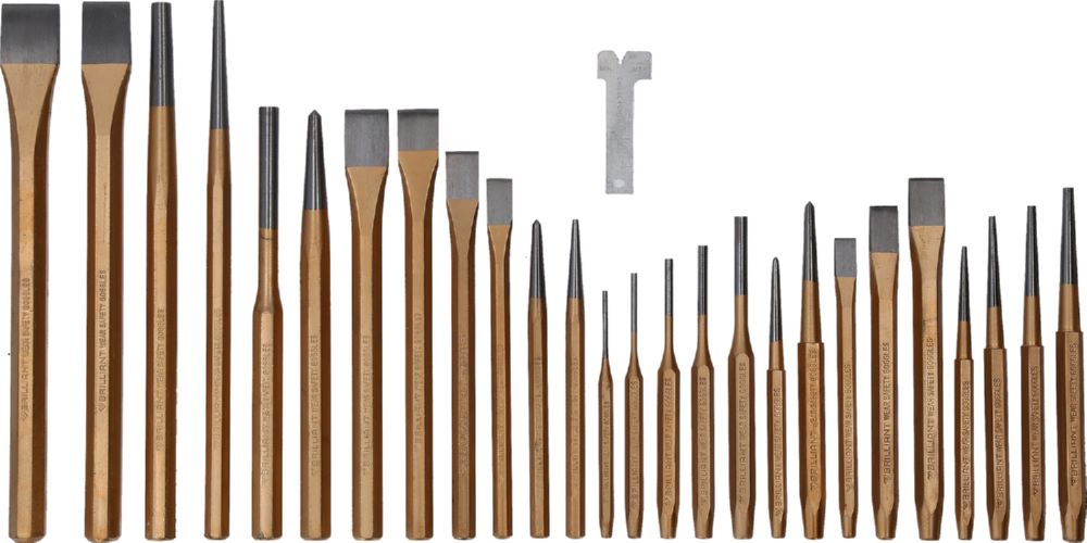 Produktbild Brilliant Tools Meißel und Durchtreiber Satz mit 28 Teilen