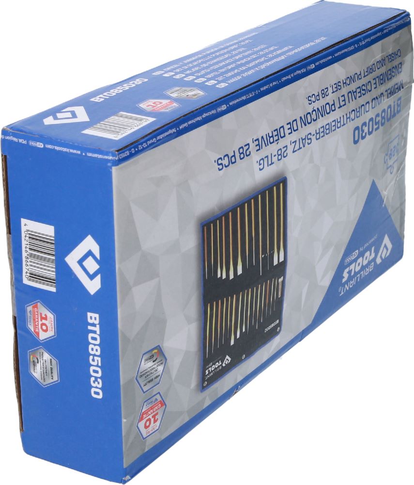 Produktbild Brilliant Tools Meißel und Durchtreiber Satz mit 28 Teilen bild 6