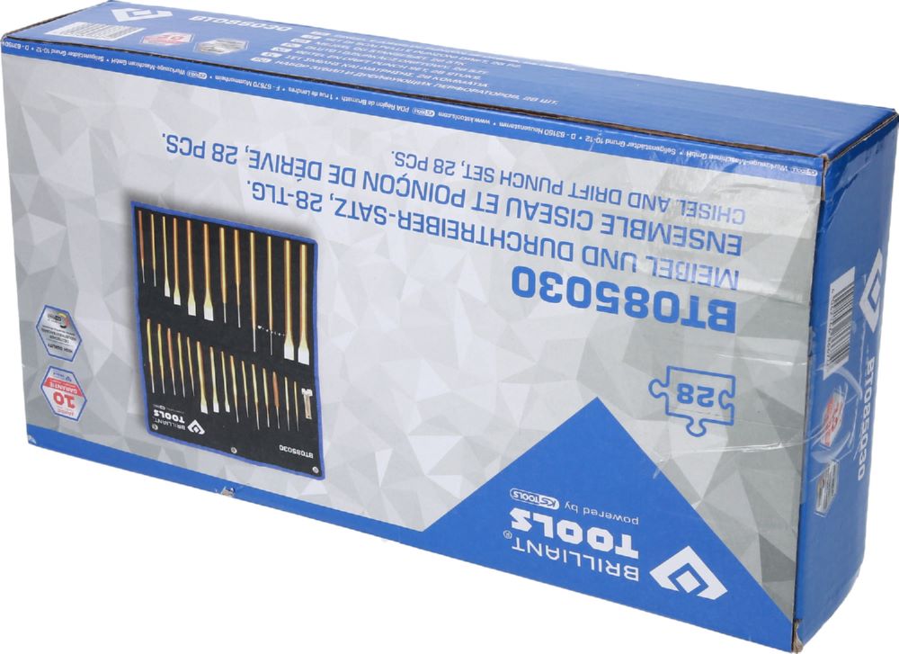 Produktbild Brilliant Tools Meißel und Durchtreiber Satz mit 28 Teilen bild 7