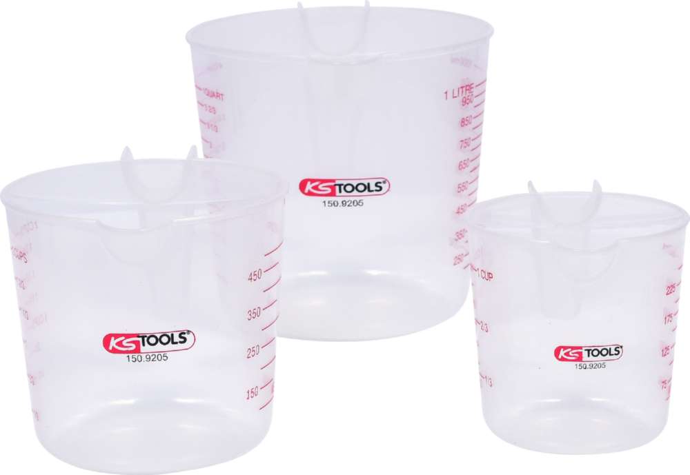 Produktbild KS Tools Messbecher Satz 3 teilig bild 1