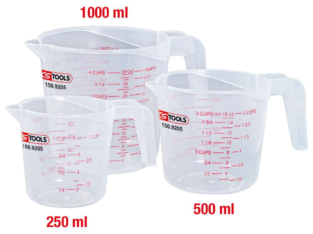 Produktbild KS Tools Messbecher Satz 3 teilig bild 7