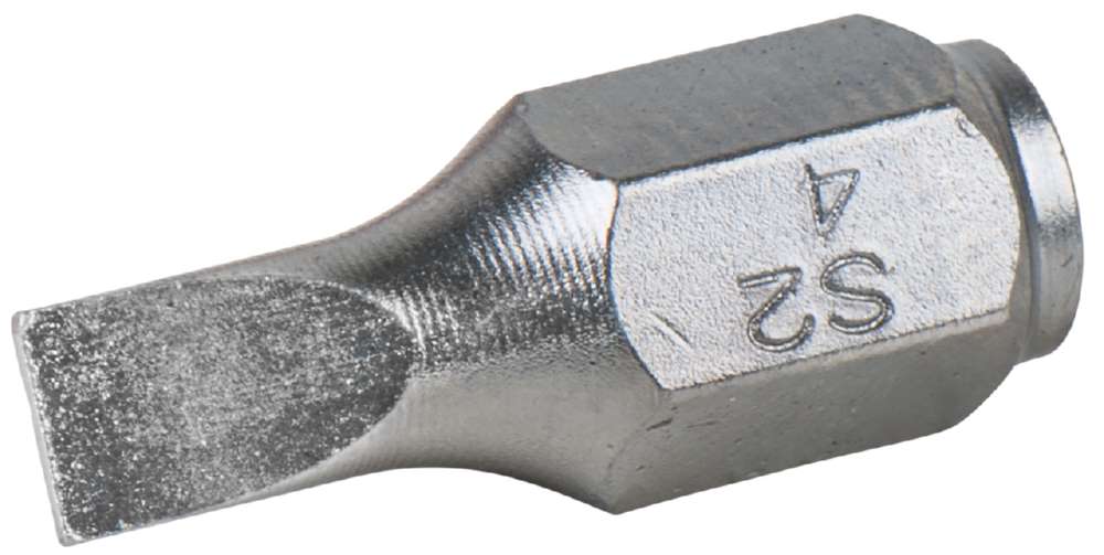 Produktbild KS Tools 1/4 Zoll Mini Bit für Schlitz Schrauben Profilgröße 6,0mm Länge 18mm