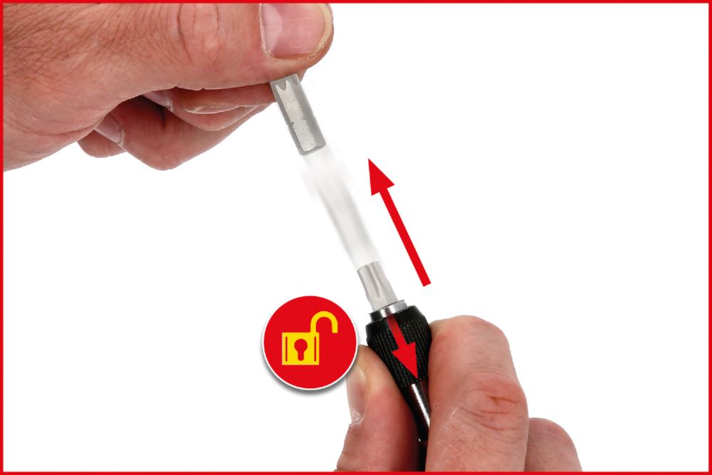 Produktbild KS Tools Mini Bit Schraubendreher mit Schnellveriegelung 1/4 Zoll bild 6