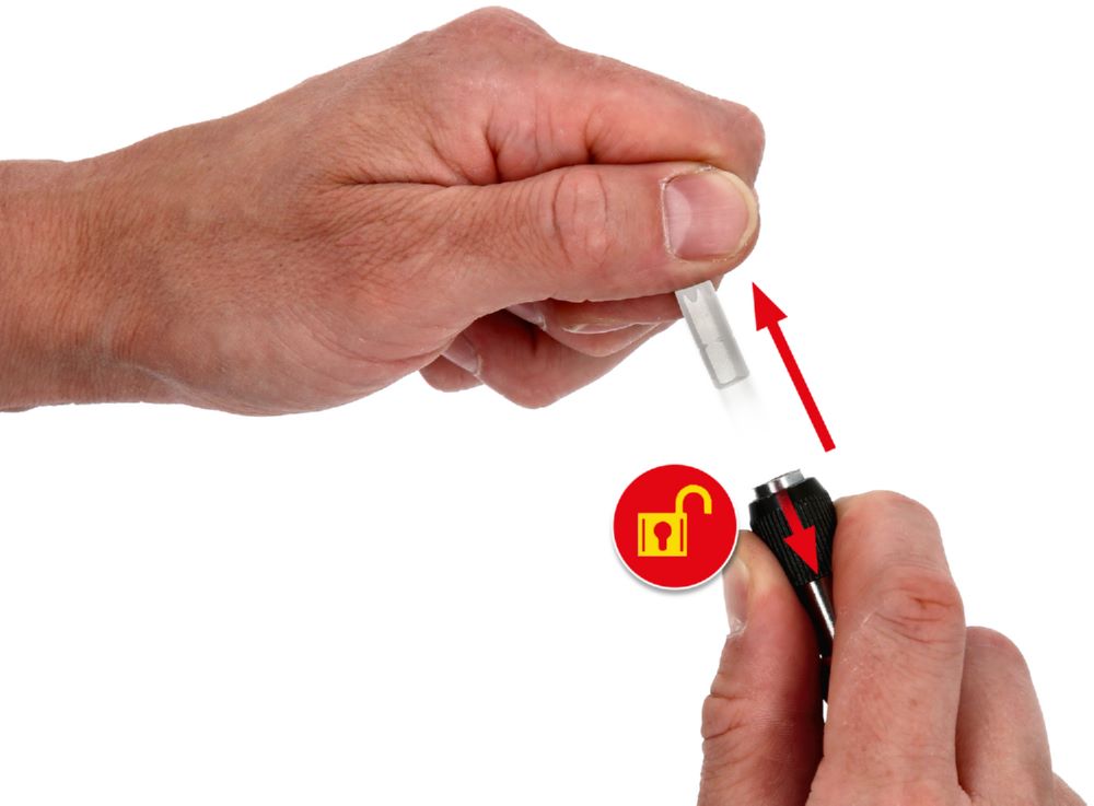 Produktbild KS Tools Mini Bit Schraubendreher mit Schnellveriegelung 1/4 Zoll bild 8