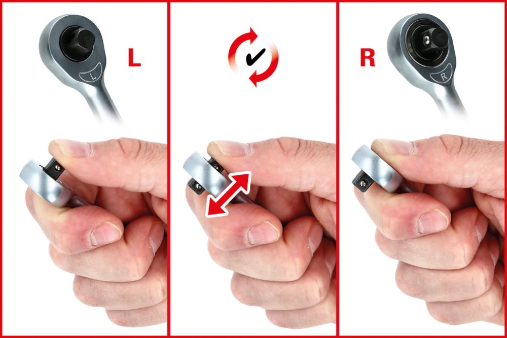Produktbild KS Tools Mini Freilauf Ratsche 1/4 Zoll bild 8