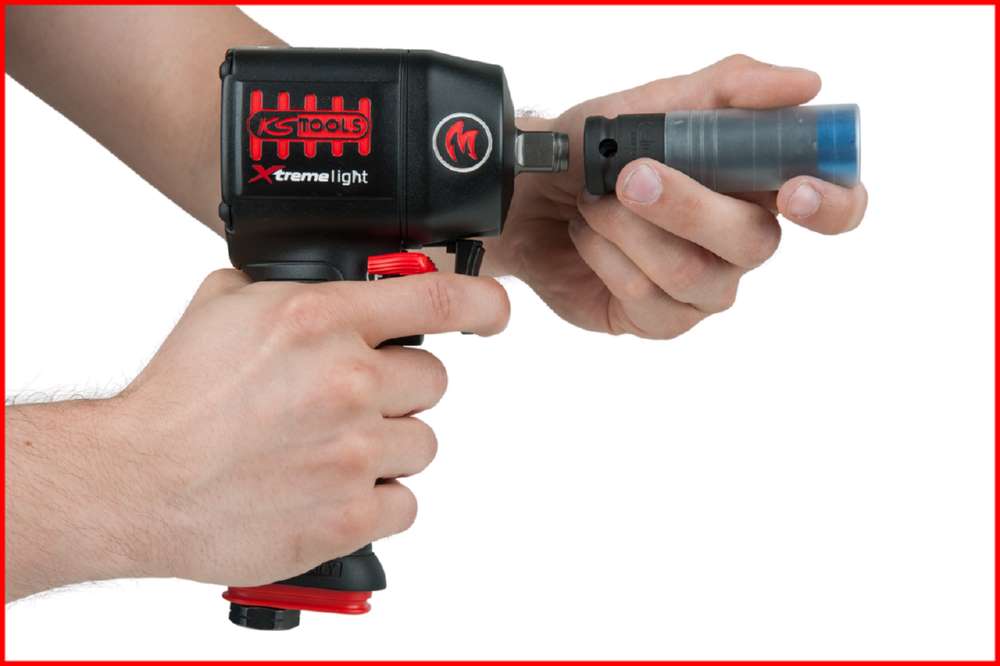 Produktbild KS Tools Hochleistungs Druckluft Schlagschrauber 1/2 Zoll miniMonsteR Xtremelight 1.390Nm bild 14