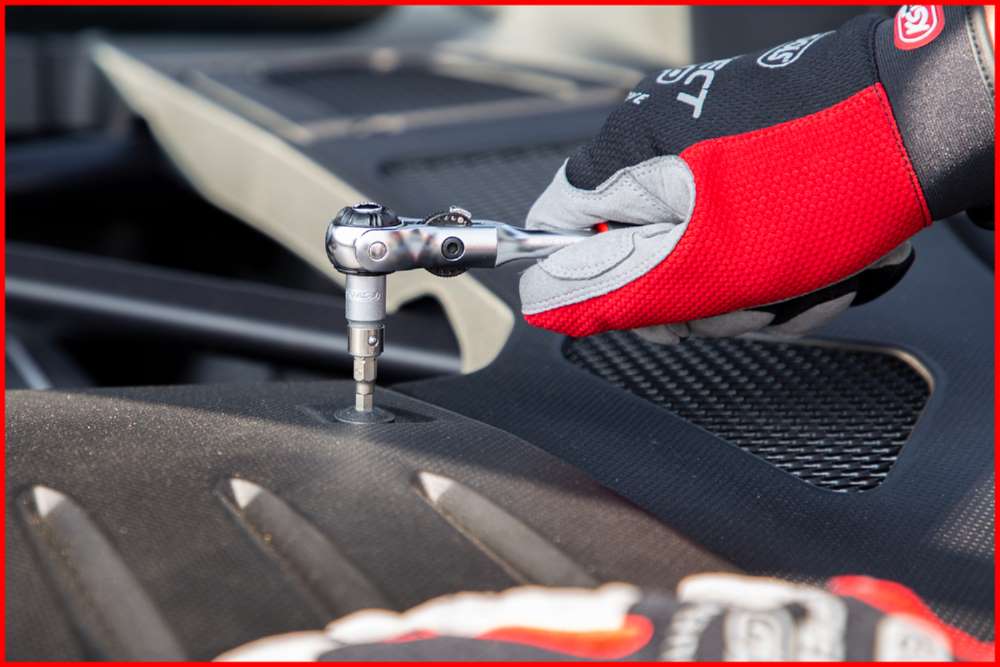 Produktbild KS Tools 1/4 Zoll MODIFIX Mini-T-Griff-Schwenkkopf-Knarre 72 Zahn bild 2