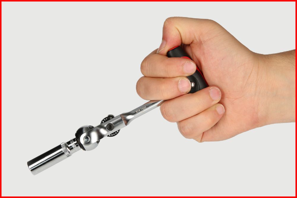 Produktbild KS Tools 3/8 Zoll MODIFIX Mini-T-Griff-Schwenkkopf-Knarre 72 Zahn 0 Grad + 90 Grad bild 14