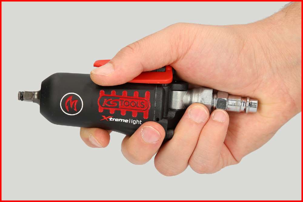 Produktbild KS Tools Mini Druckluft Schlagschrauber mit Umschaltwippe 1/4" Monster Xtremelight 108 Nm bild 6