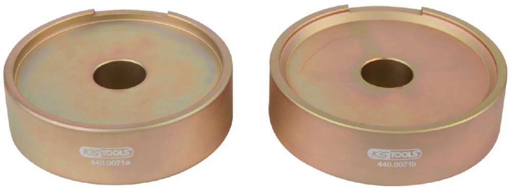 Produktbild KS Tools Montage Gegenhalteplatte Satz für VW Durchmesser 92 x 88 mm 2 Teile