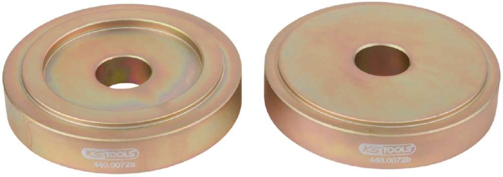 Produktbild KS Tools Montage Gegenhalteplatte Satz für Ford Mazda und Volvo Durchmesser 86 mm 2 Teile