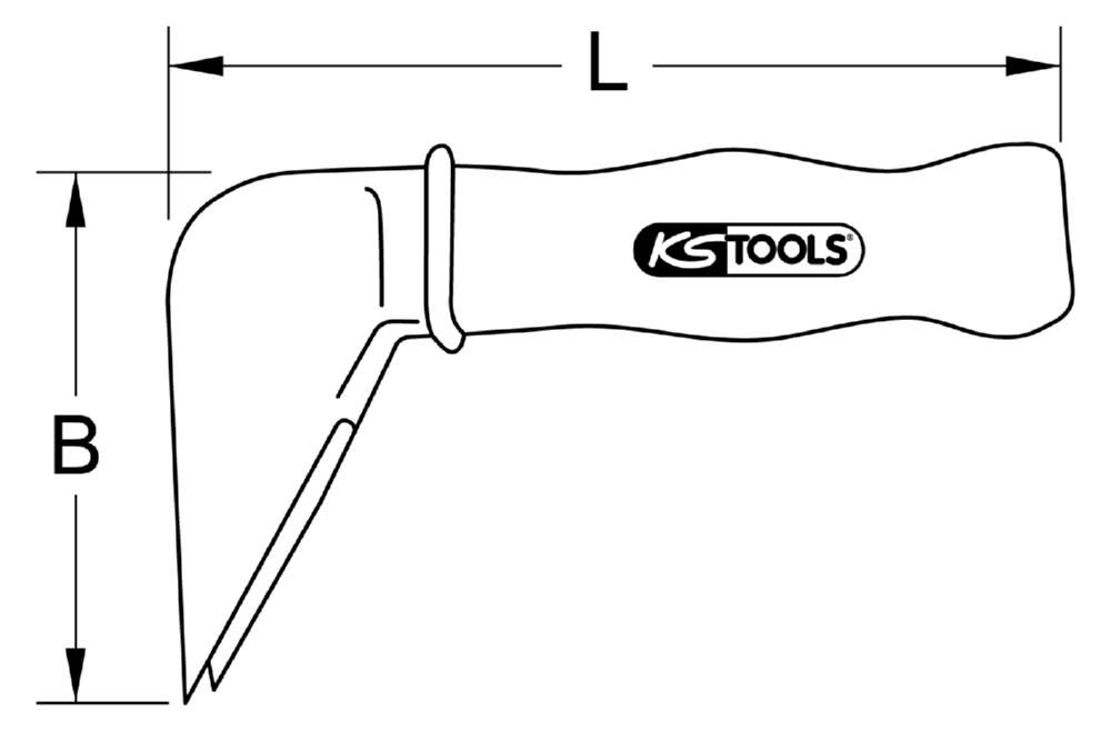 Produktbild KS Tools Montagegriff mit Schutzisolierung bild 2