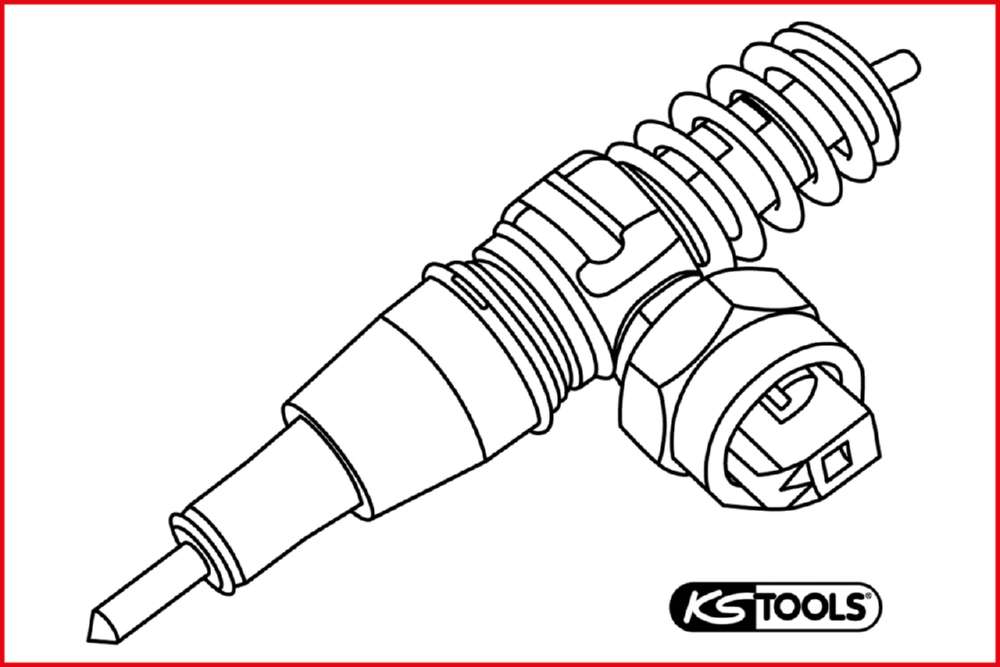 Produktbild KS Tools Montagehülsen Satz Pumpe Düse 6 Teile bild 3