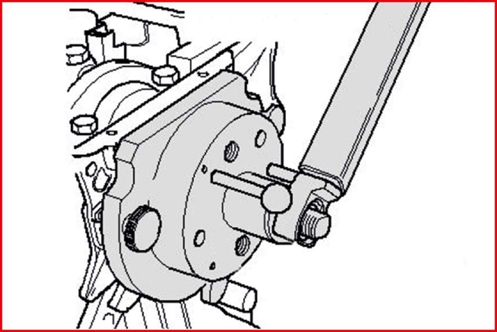 Produktbild KS Tools Montagewerkzeug Satz für Dichtflansch mit Geberrad 8 Teile bild 5