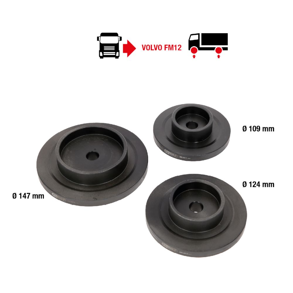 Produktbild KS Tools Nabenlager Ein und Ausbau Werkzeug Satz Volvo bild 2