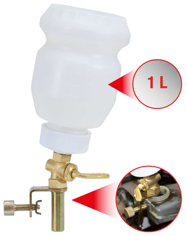 Produktbild KS Tools Nachfüllflaschen Einheit für Bremsentlüftung