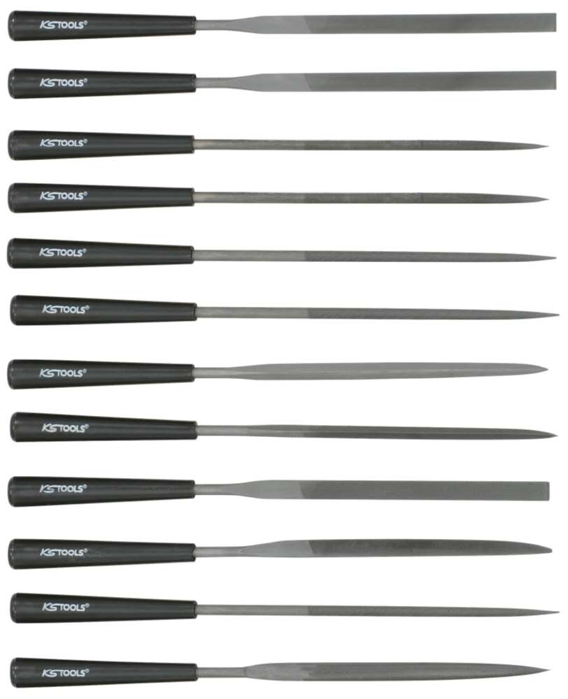 Produktbild KS Tools Nadelfeilen Satz mit Kunststoffheft 12 teilig bild 2