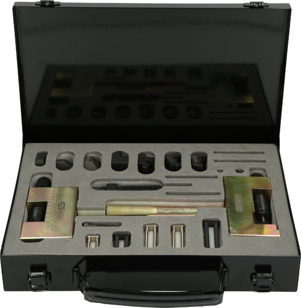 Produktbild KS Tools Nietgerät für Steuerketten Mercedes Chrysler Jeep 17 teilig