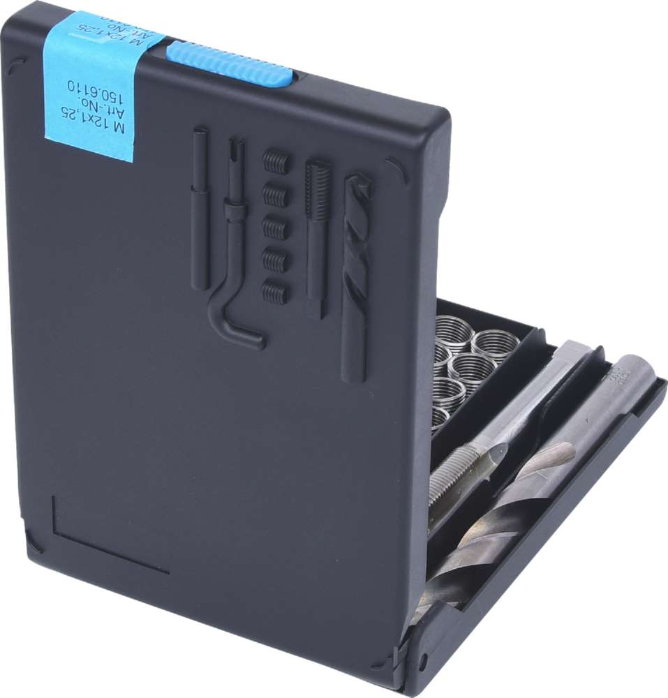 Produktbild KS Tools Nirostahl Gewinde Reparatur Satz M12 x 1,25 x 16,8 mm 14 Teile bild 4