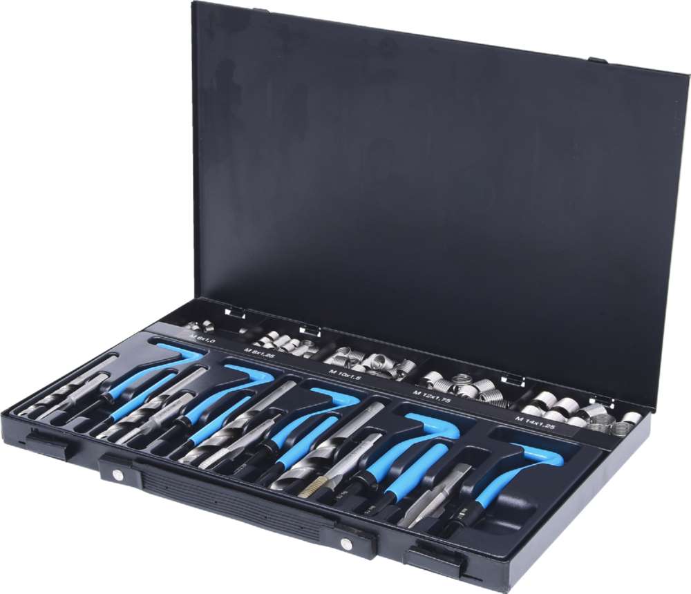Produktbild KS Tools Nirostahl Gewinde Reparatur Satz M6 - M14 113 Teile bild 2