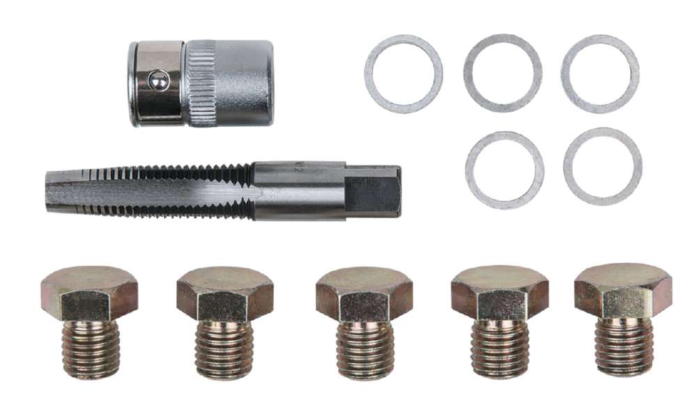 Produktbild KS Tools Ölablassschrauben Gewindereparatur Satz 12 Teile M12 x 1,5 bild 4