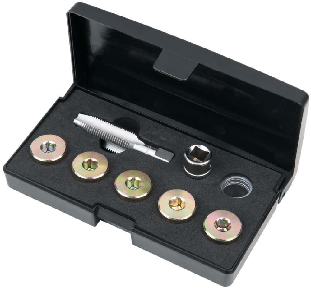 Produktbild KS Tools Ölablassschrauben Gewindereparatur Satz 12 Teile M17 x 1,5 bild 4