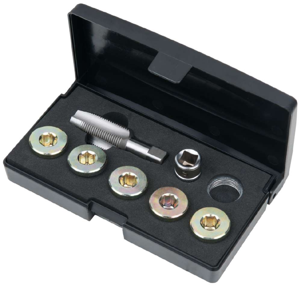 Produktbild KS Tools Ölablassschrauben Gewindereparatur Satz 12 Teile M20 x 1,5