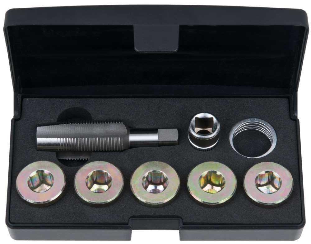 Produktbild KS Tools Ölablassschrauben Gewindereparatur Satz 12 Teile M22 x 1,5 bild 4