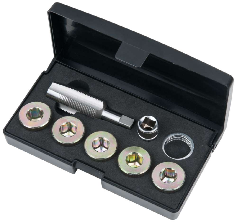 Produktbild KS Tools Ölablassschrauben Gewindereparatur Satz 12 Teile M22 x 1,5 bild 5