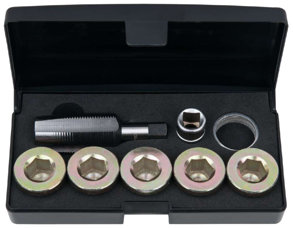 Produktbild KS Tools Ölablassschrauben Gewindereparatur Satz 12 Teile M24 x 1,5 bild 4