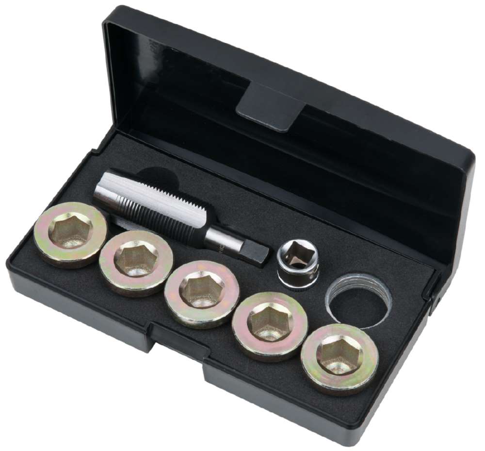 Produktbild KS Tools Ölablassschrauben Gewindereparatur Satz 12 Teile M24 x 1,5 bild 5