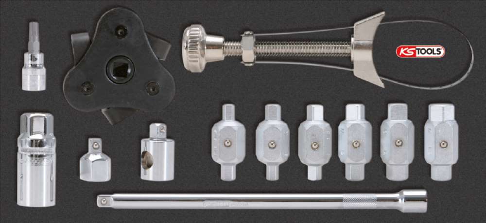 Produktbild KS Tools Ölablassschrauben und Ölfilter Satz 13 Teile
