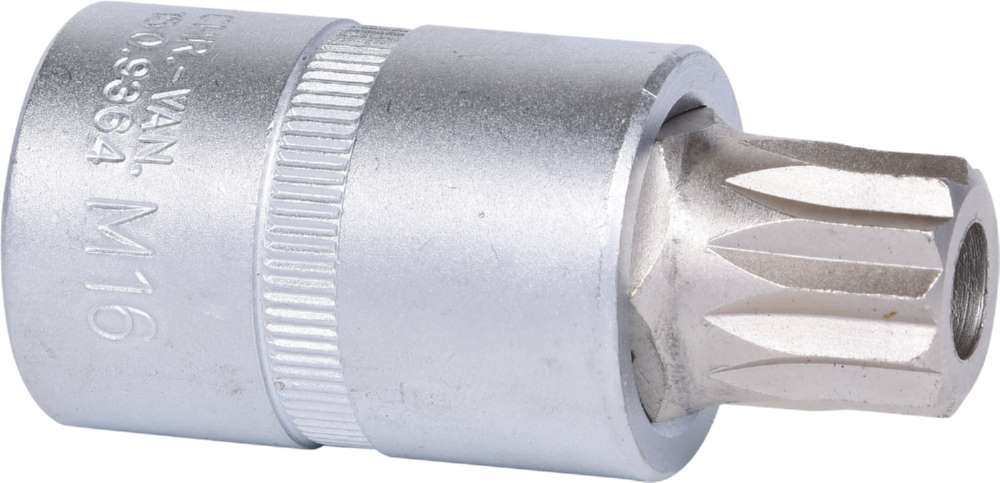 Produktbild KS Tools 1/2 Zoll Öldienst Bit Stecknuss Vielzahn M16 bild 5